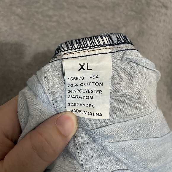 Flamingo Jeans Womens Size XL Flare Bell Bottom Distressed Dark Wash High Rise‎ - Picture 3 of 8